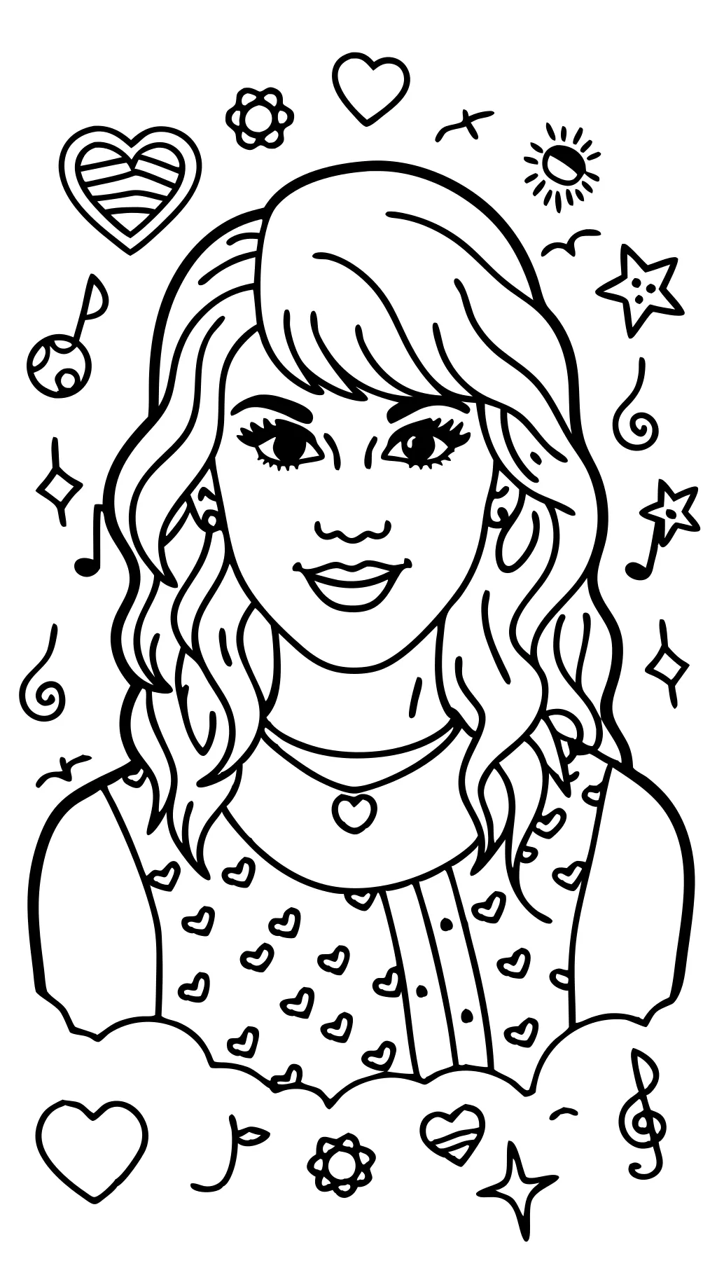 coloriages Taylor Swift gratuits